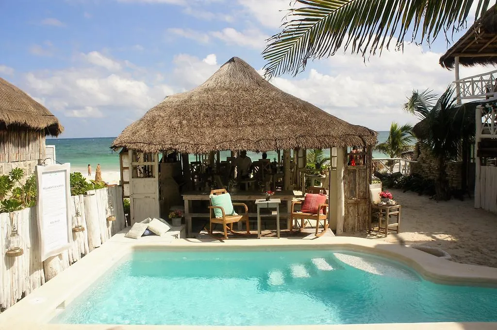 Punta Piedra Beach Posada Tulum Mexico